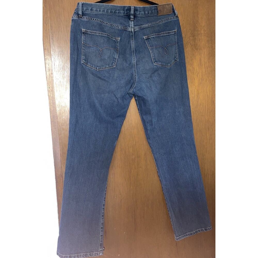 Lauren Jeans Co. Ralph Lauren Jeans Women's Size 10 Straight Blue Denim Jeans View 2